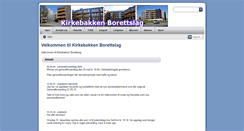 Desktop Screenshot of kirkebakkenborettslag.no
