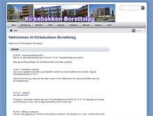 Tablet Screenshot of kirkebakkenborettslag.no